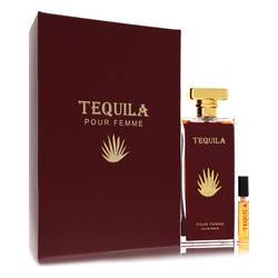 Tequila Pour Femme Red Eau De Parfum Spray + Free .17 oz Mini EDP Spray By Tequila Perfumes For Cheap