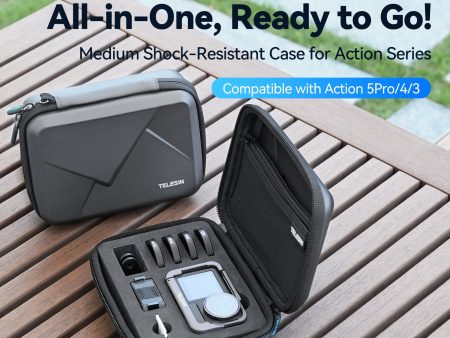 Telesin Medium Shock-Resistant Case for Action Series Online Hot Sale