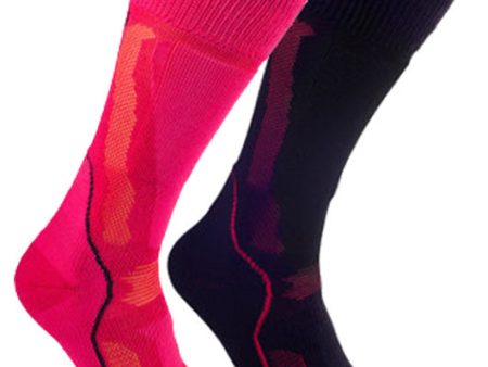 Merino Ski Snowboard Socks WOMENS - BERRY ONLY on Sale