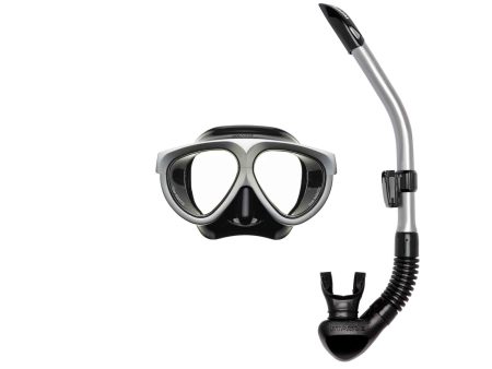 Premium Mask & Snorkel Set - Mantis Silver on Sale