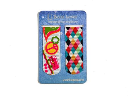 Set of Two Bookmarks - Magnetic Ribbon Discount