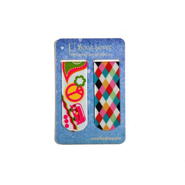 Set of Two Bookmarks - Magnetic Ribbon Discount