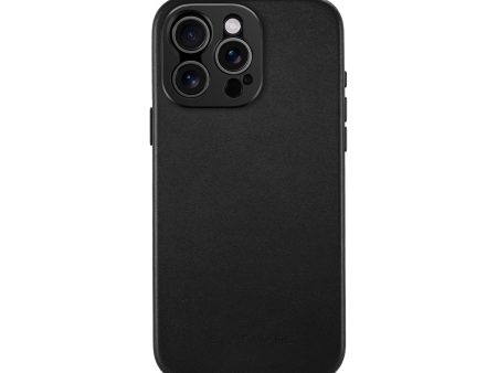 Pro Leather Case - iPhone 15 Pro - Black For Discount