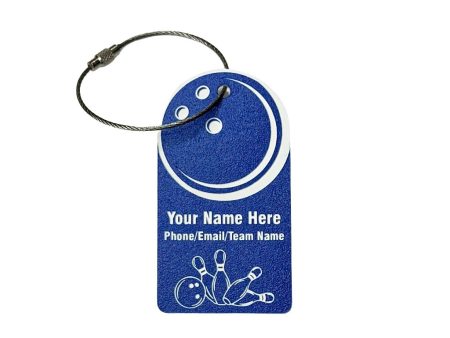 Personalized Bowling Ball Bag Tag Online Hot Sale