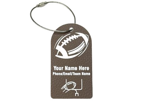 Personalized Football Gear Bag Tag Hot on Sale