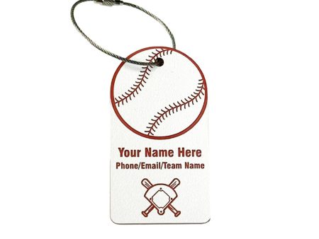 Personalized Baseball Gear Bag Name - ID Tag Online