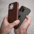 Pro Leather Case - iPhone 14 Pro - Brown For Cheap