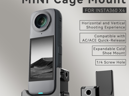 Telesin MINI Cage Mount For Insta360 X4 Hot on Sale