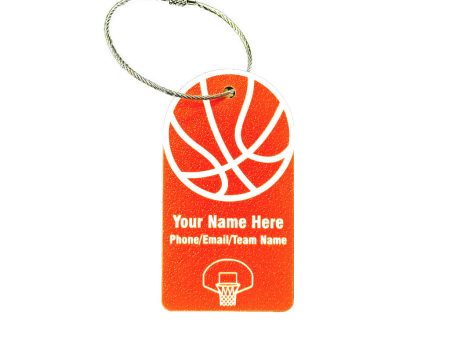 Personalized Basketball Bag Name Tag Online now