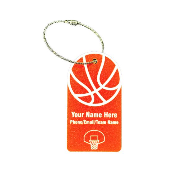 Personalized Basketball Bag Name Tag Online now