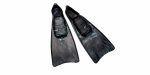 Kicks Rubber Swim Fins - Black   Caribbean Blue Swirl Sale