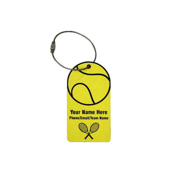 Personalized Tennis Bag Name - ID Tag For Sale