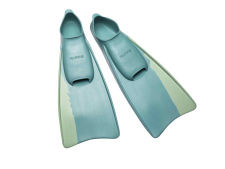 Kicks Rubber Swim Fins - Caribbean Blue   Mint Cheap