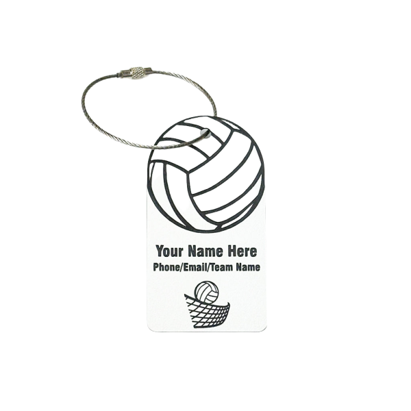 Personalized Volleyball Bag Tag Sale