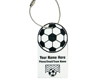 Personalized Soccer Gear Bag Tag Supply