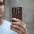 Pro Leather Case - iPhone 14 Pro - Brown For Cheap