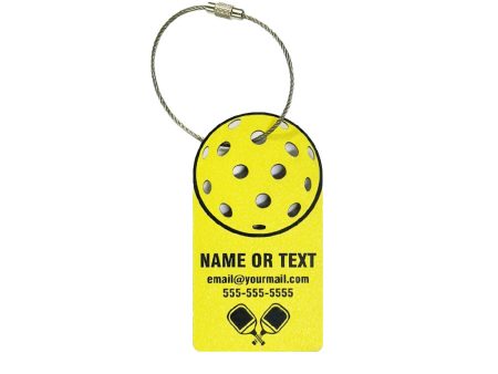 Personalized Pickleball Bag Name - ID Tag Cheap