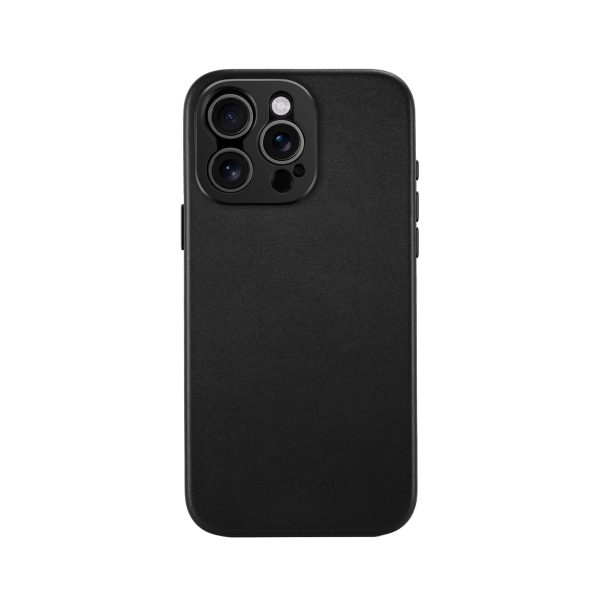 Pro Leather Case - iPhone 16 Pro - Black Fashion