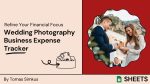 Wedding Photography Business Expense Tracker Supply