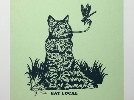 The 50 50 Company Eat Local Print Online Sale