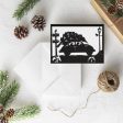 Squirrel Tacos North Pole or Bust Greeting Card Fashion