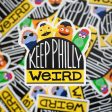 exit343design Keep Philly Weird Mascots Sticker Online Hot Sale