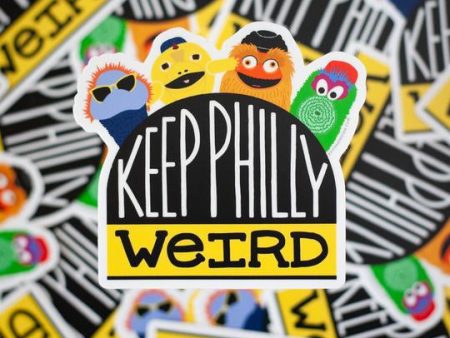 exit343design Keep Philly Weird Mascots Sticker Online Hot Sale