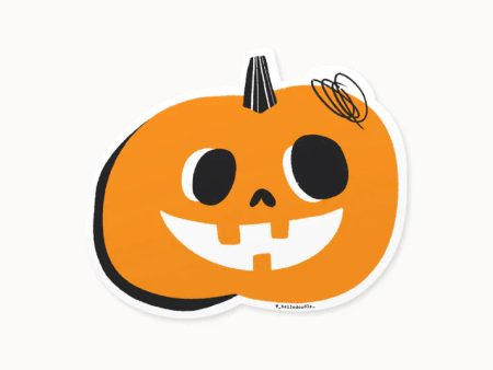 Hello Doodle Pumpkin Sticker Fashion