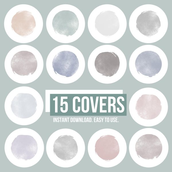 WATERCOLOR IG HIGHLIGHT COVERS Sale