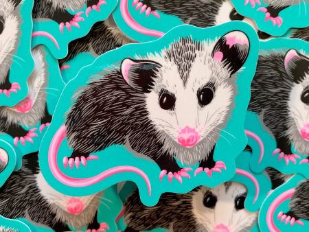 Sophie Margot Art Opossums Sticker Sale