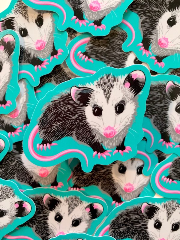 Sophie Margot Art Opossums Sticker Sale