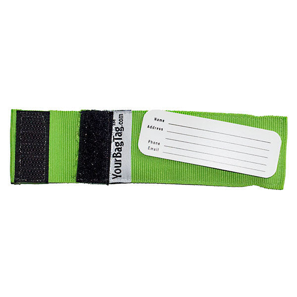 Mini Neon Green Luggage Tag Hot on Sale