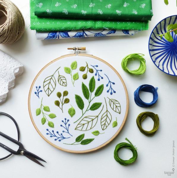 Tamar Nahir-Yanai 6  Embroidery Kit with Hoop on Sale