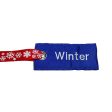 Holiday Christmas Luggage Tag w Snowflake Handle Online now