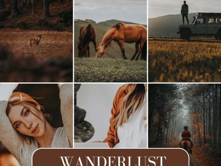 WANDERLUST AI-OPTIMIZED LIGHTROOM PRESETS For Sale