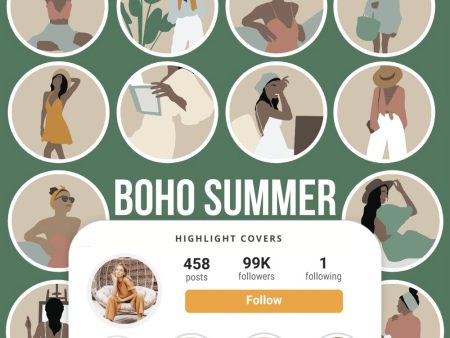 BOHO SUMMER IG HIGHLIGHT COVERS Discount