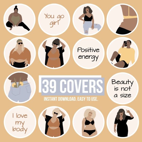 BODY POSITIVITY IG HIGHLIGHT COVERS Online Sale