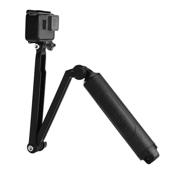 TELESIN Waterproof Selfie Stick Floating Hand Grip + 3-Way Grip Arm Monopod Pole Tripod Discount