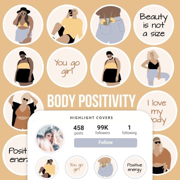 BODY POSITIVITY IG HIGHLIGHT COVERS Online Sale