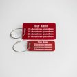 Metal Luggage Tag - Aluminum - Combo Pack Online Hot Sale