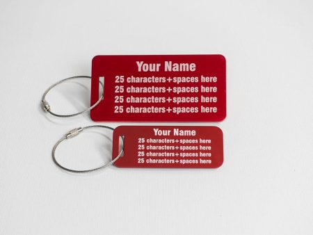 Metal Luggage Tag - Aluminum - Combo Pack Online Hot Sale