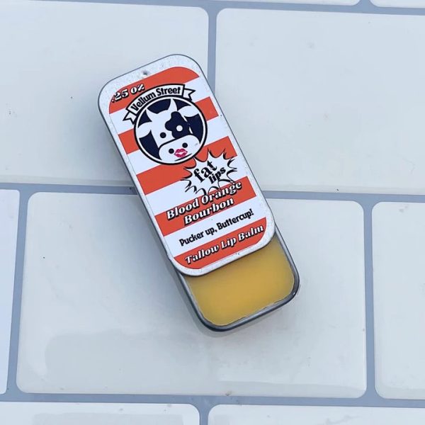 Vellum St Soap Co Blood Orange Bourbon Lip Balm .25oz Online