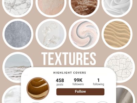 TEXTURES IG HIGHLIGHT COVERS Hot on Sale