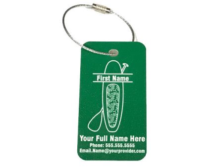 Personalized Paddle Board Luggage - Dry Bag Tag Cheap