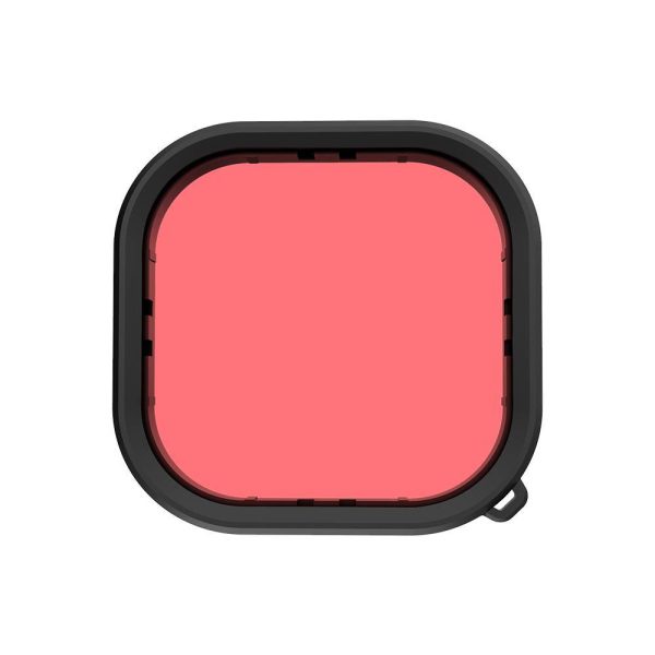 TELESIN Pink Red Purple Waterproof Case Filter for GoPro 12 11 10 9 For Sale