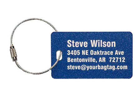 Carry On Size Personalized Luggage Tag Hot on Sale