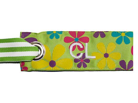 Mini Flower Print Luggage Tag on Sale