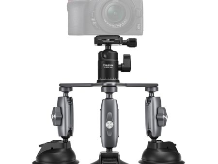 TELESIN Three-Arm Suction Mount Discount