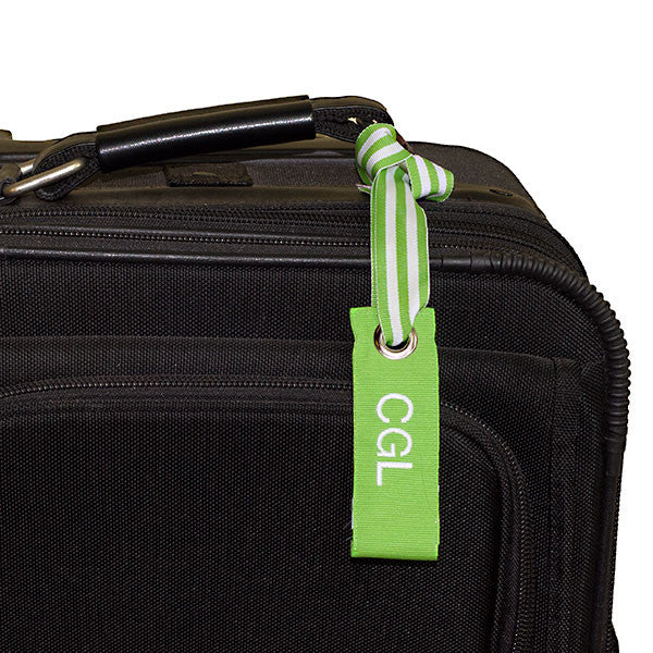 Mini Neon Green Luggage Tag Hot on Sale