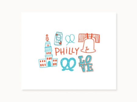 Hello Doodle Philly Doodles Print Hot on Sale